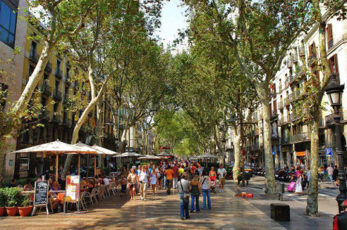 Las Ramblas in Barcelona